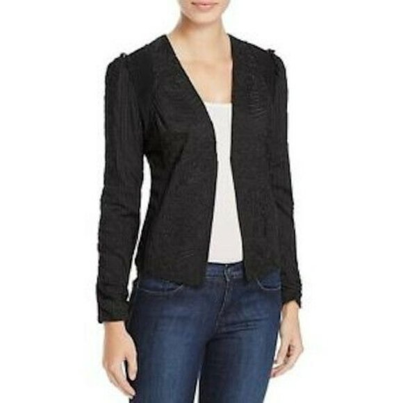 Kobi Halperin NWT Black Embroidered Corrine Jacket Extra Small XS